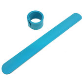 Силиконовый слеп-браслет голубой 306С